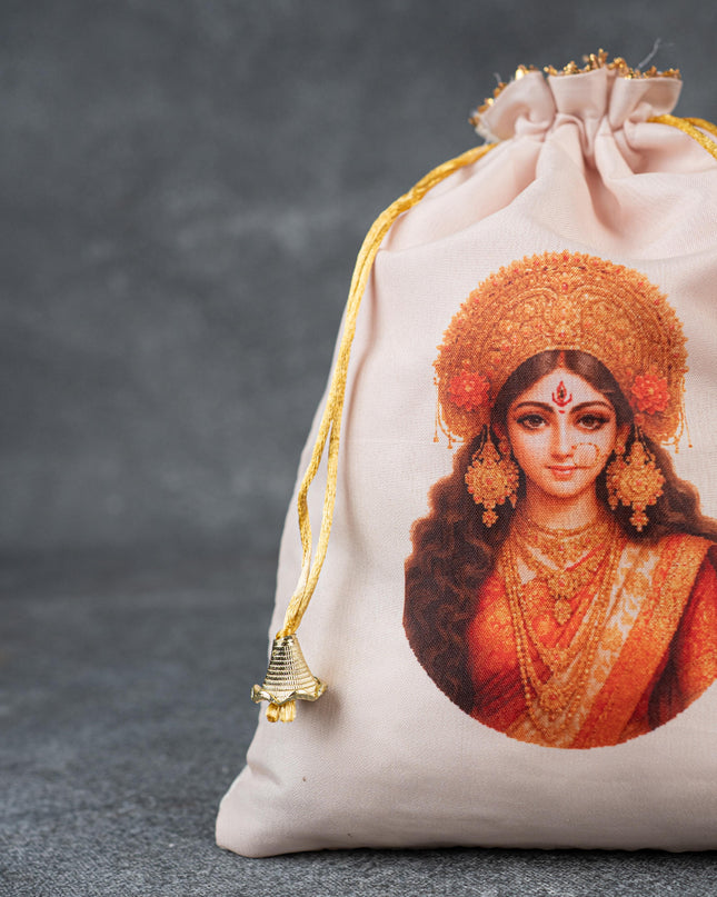 Amman Face String Bag - 10x8 inch - WBG1891