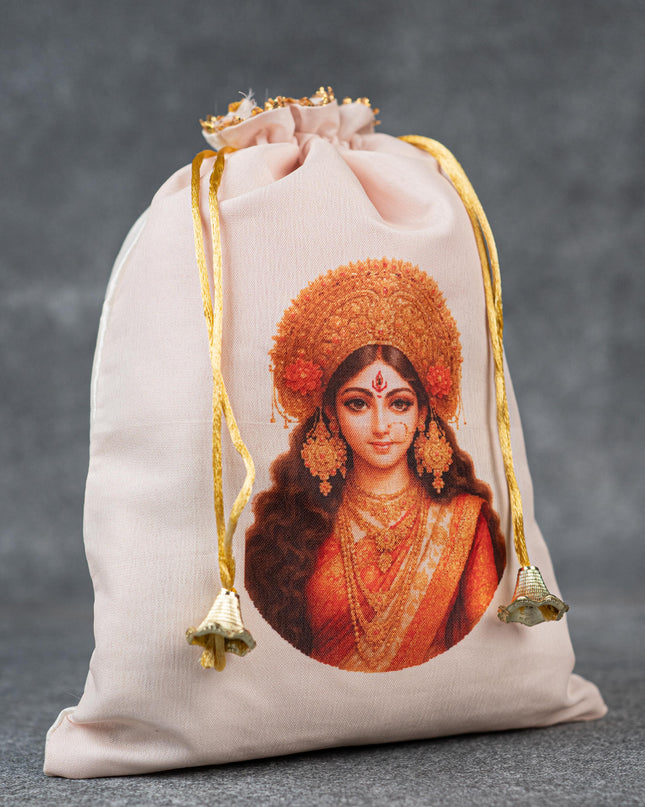 Amman Face String Bag - 10x8 inch - WBG1891