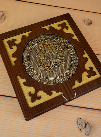 Brown Dry Fruit Box - Annapakshi Design - 8x8 inch - WBG1892-2