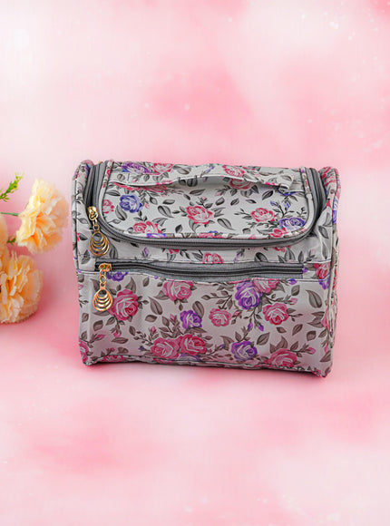 Floral Print Travel Pouch - WBG1954