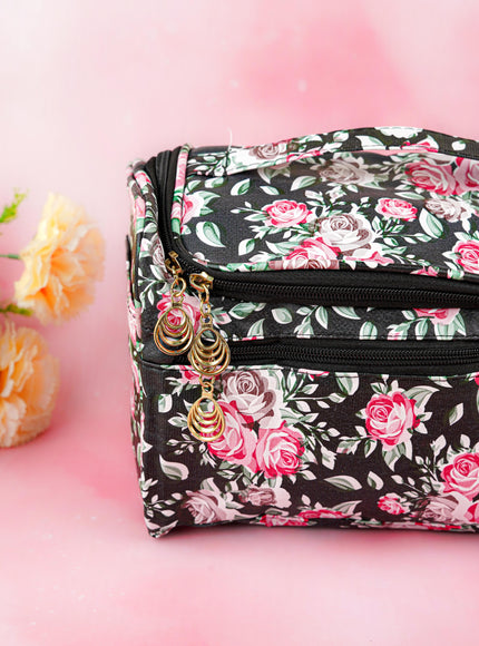 Floral Print Travel Pouch - WBG1954