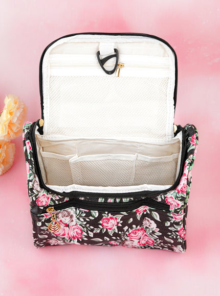 Floral Print Travel Pouch - WBG1954