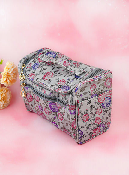 Floral Print Travel Pouch - WBG1954