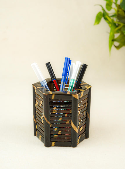 Bamboo - Pen Stand - 4 inch - WBG1958