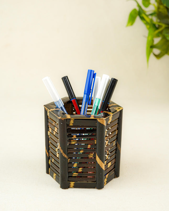 Bamboo - Pen Stand - 4 inch - WBG1958