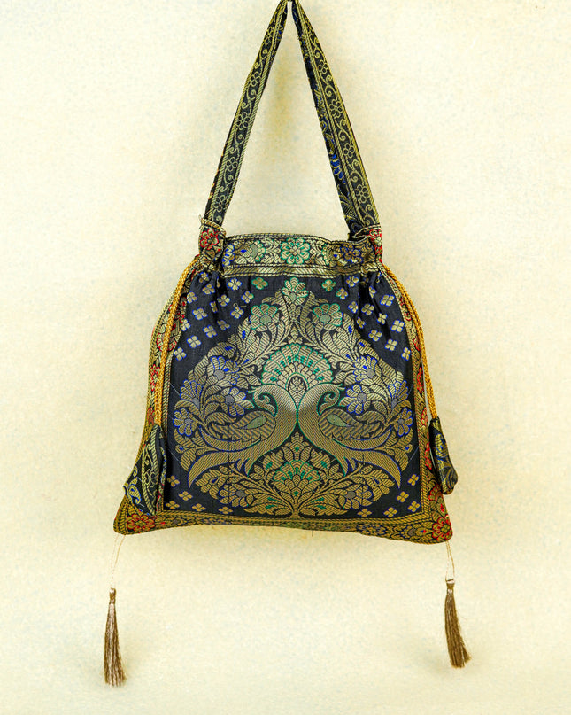Banarasi Potli Bag - 10x9 Inch - WBG1989