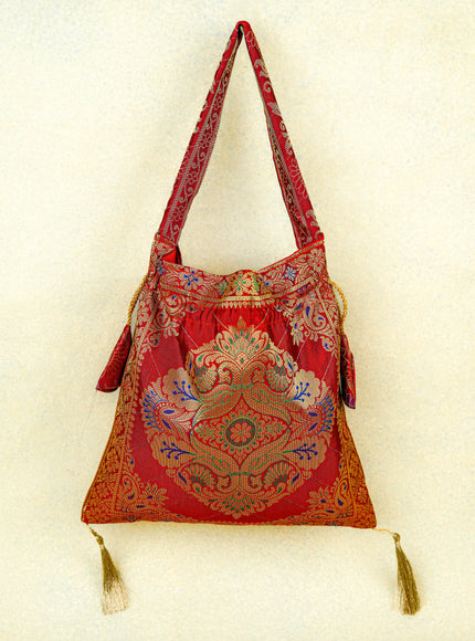 Banarasi Potli Bag - 10x9 Inch - WBG1989