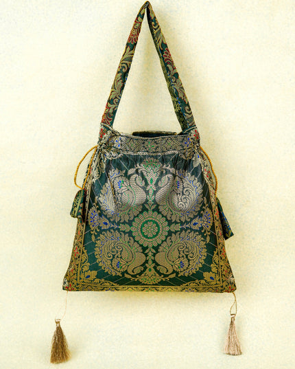 Banarasi Potli Bag - 10x9 Inch - WBG1989
