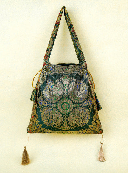 Banarasi Potli Bag - 10x9 Inch - WBG1989
