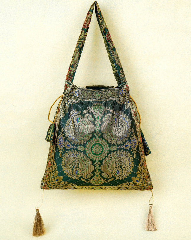Banarasi Potli Bag - 10x9 Inch - WBG1989