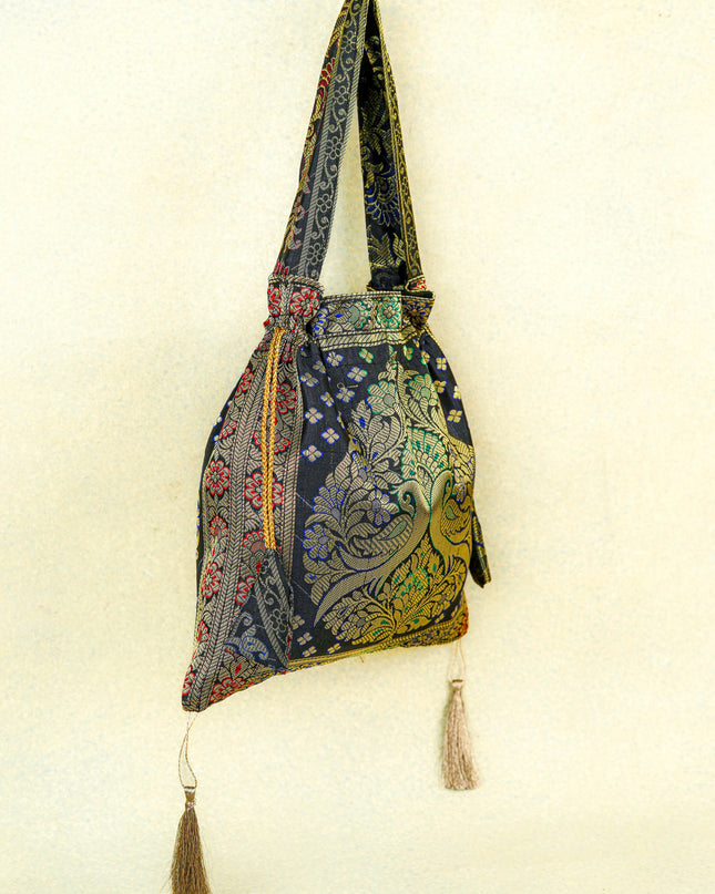 Banarasi Potli Bag - 10x9 Inch - WBG1989