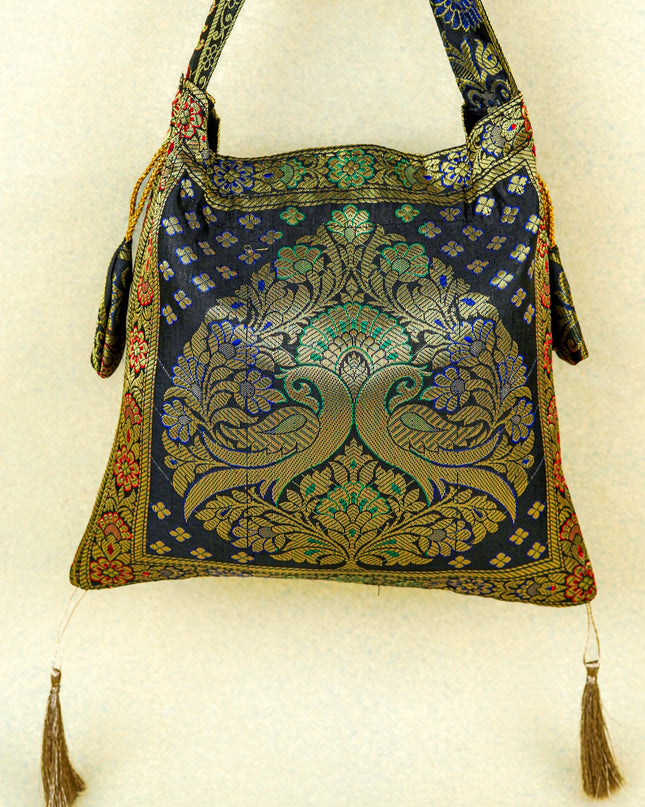 Banarasi Potli Bag - 10x9 Inch - WBG1989