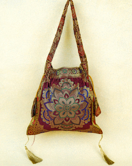 Banarasi Potli Bag - 10x9 Inch - WBG1989