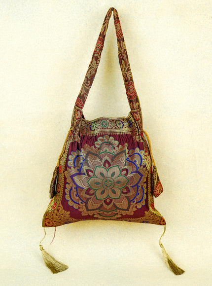 Banarasi Potli Bag - 10x9 Inch - WBG1989