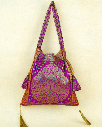 Banarasi Potli Bag - 10x9 Inch - WBG1989