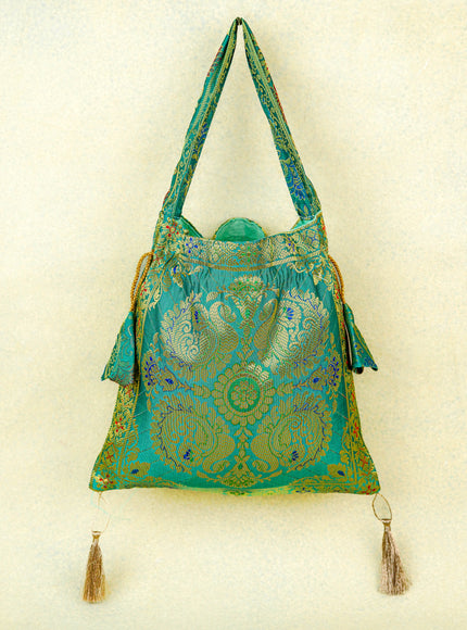 Banarasi Potli Bag - 10x9 Inch - WBG1989
