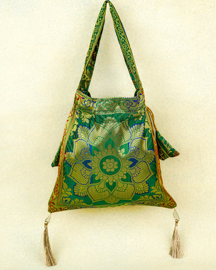 Banarasi Potli Bag - 10x9 Inch - WBG1989