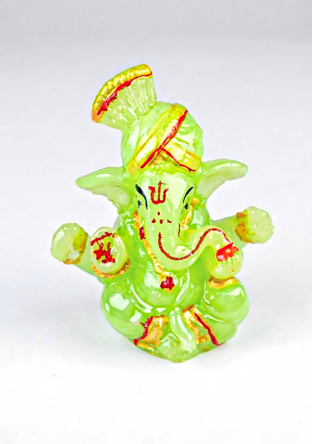 Polyresin Ganesha Idol - 3 inch - WBG1998