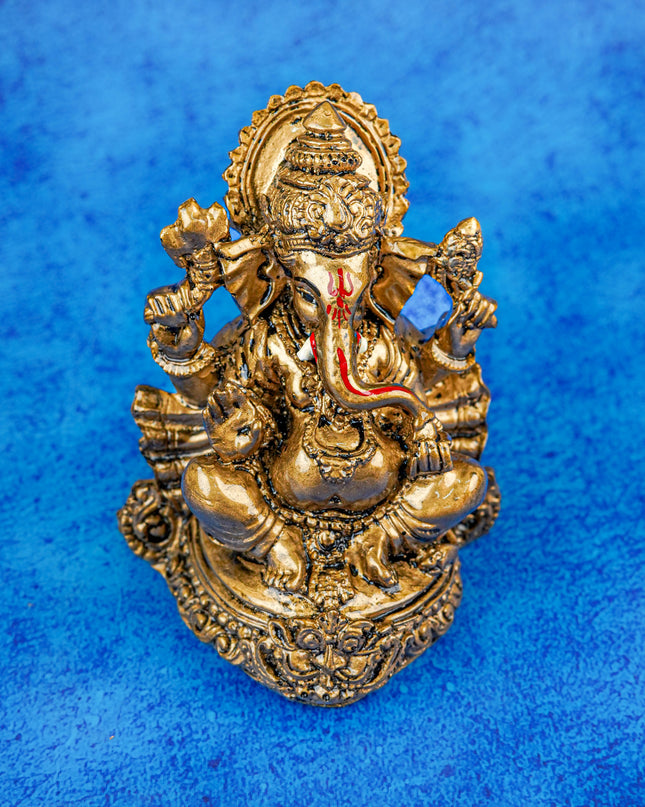 Polyresin Ganesha - 4 inch - WBG2003