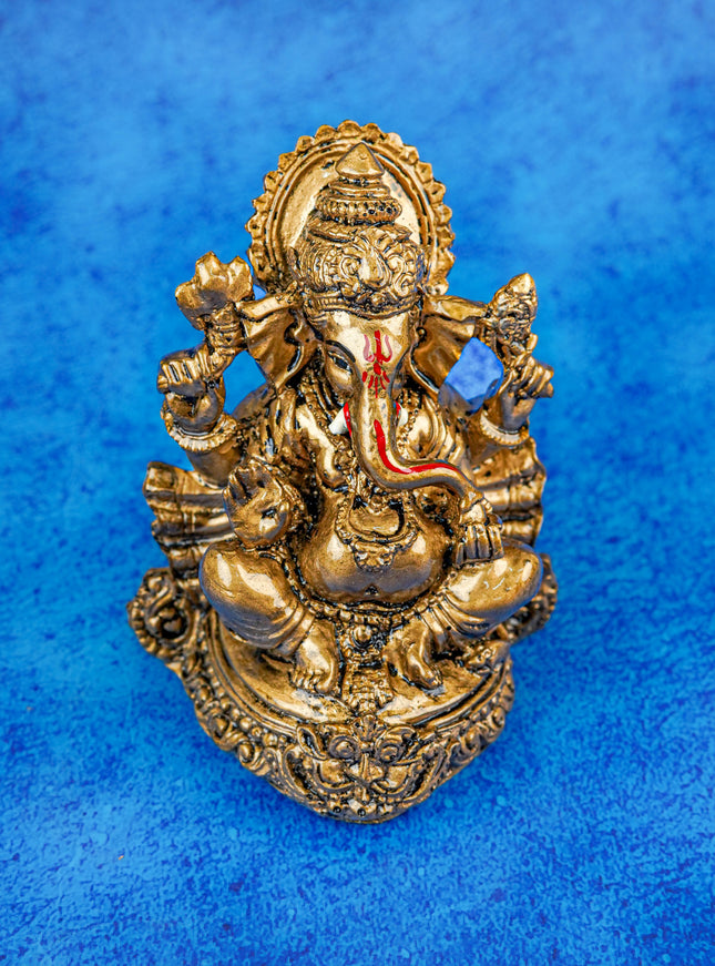 Polyresin Ganesha - 4 inch - WBG2003