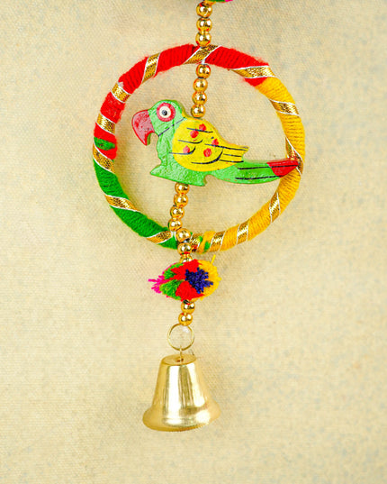 Parrot Thoran with Bell - Set of 2 - 15 inch - WBG2011