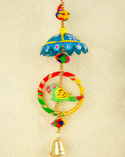 Parrot Thoran with Bell - Set of 2 - 15 inch - WBG2011