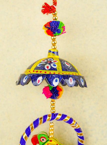 Parrot Thoran with Bell - Set of 2 - 15 inch - WBG2011