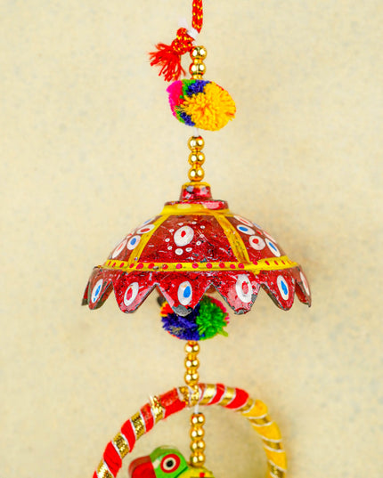 Parrot Thoran with Bell - Set of 2 - 15 inch - WBG2011