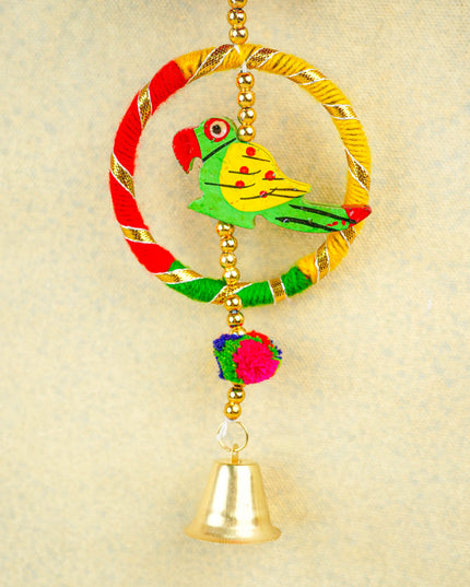 Parrot Thoran with Bell - Set of 2 - 15 inch - WBG2011