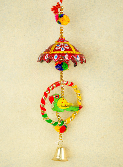 Parrot Thoran with Bell - Set of 2 - 15 inch - WBG2011
