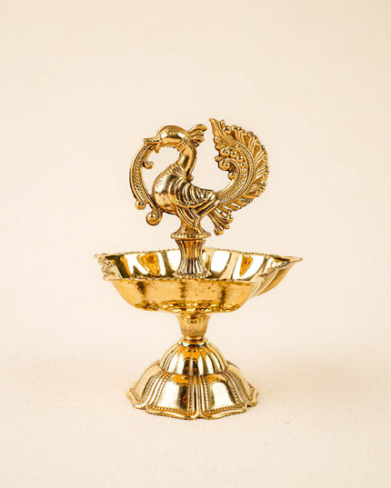 Brass Annapakshi Diya - 4 inch - WBG2018