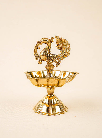 Brass Annapakshi Diya - 4 inch - WBG2018