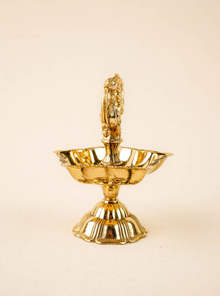 Brass Annapakshi Diya - 4 inch - WBG2018