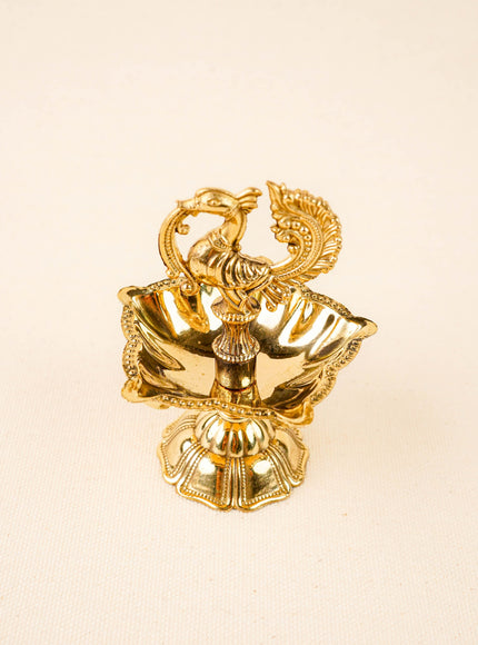 Brass Annapakshi Diya - 4 inch - WBG2018