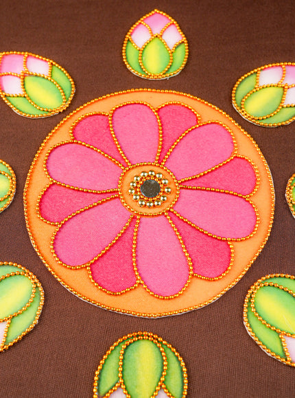 Rangoli - Flower with Set of 8 Buds - WBG2033