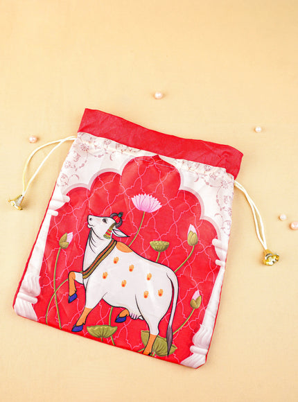 Pichwai String Bag - 11x9 inch - WBG2035