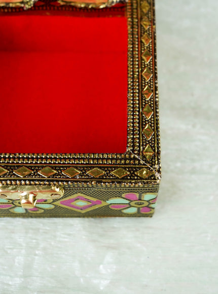 Jewel Box with Peacock Design - 4 inch - WBG2055