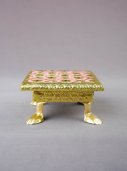 Meenakari Manai - 4 inch - WBG2058