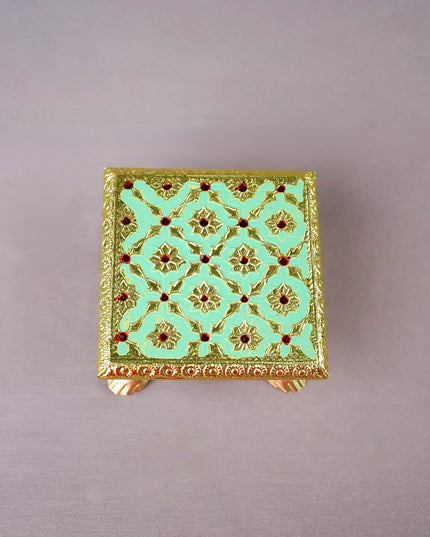 Meenakari Manai - 4 inch - WBG2058