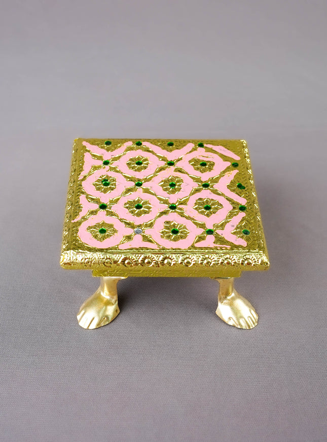 Meenakari Manai - 4 inch - WBG2058
