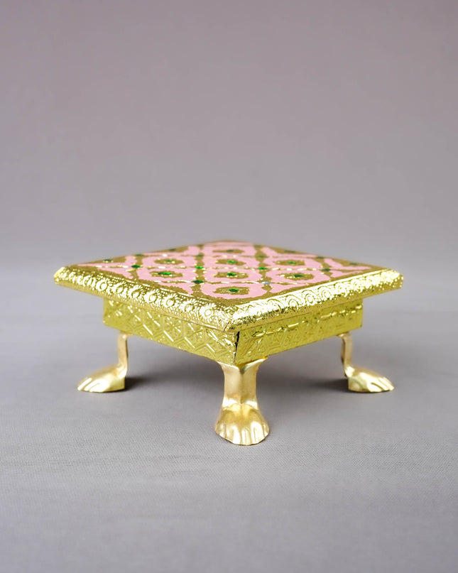 Meenakari Manai - 4 inch - WBG2058