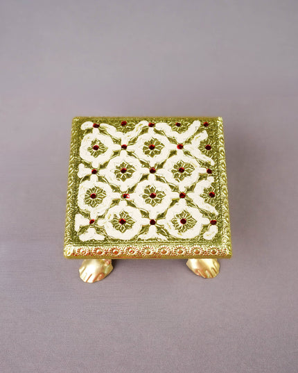 Meenakari Manai - 4 inch - WBG2058