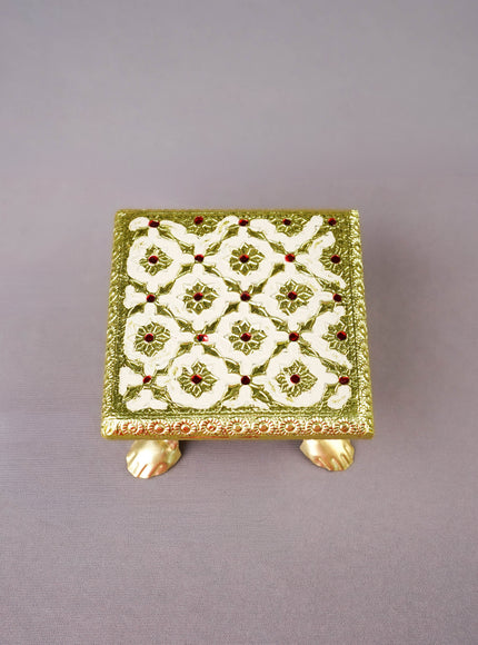 Meenakari Manai - 4 inch - WBG2058