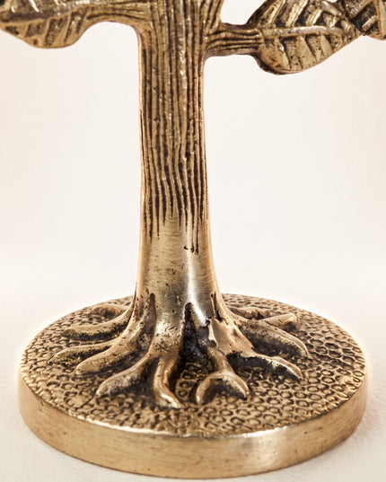 Brass Kalpavriksha Tree - Black Antique Finish - WL0055-2
