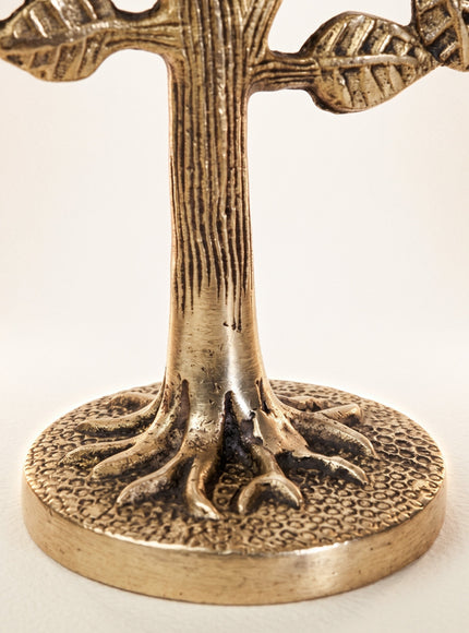 Brass Kalpavriksha Tree - Black Antique Finish - WL0055-2