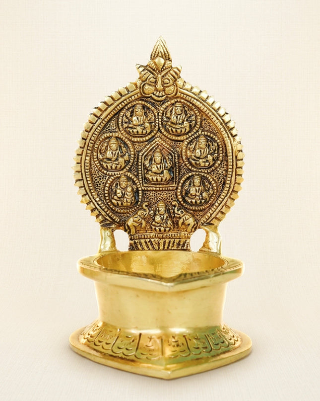 Brass Ashtalakshmi Diya - WL2082