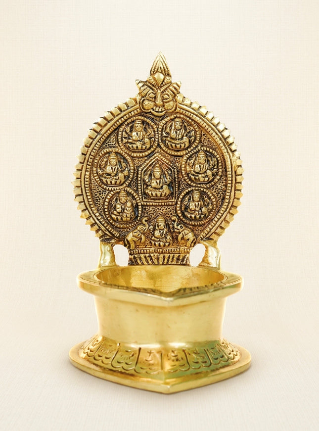 Brass Ashtalakshmi Diya - WL2082