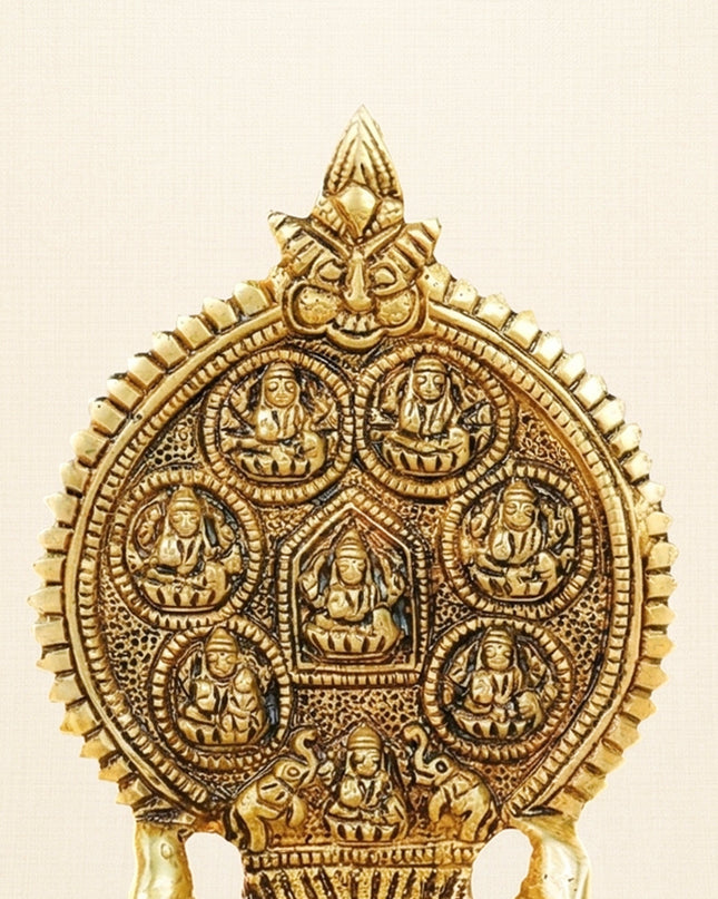 Brass Ashtalakshmi Diya - WL2082