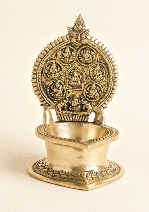 Brass Ashtalakshmi Diya - WL2082