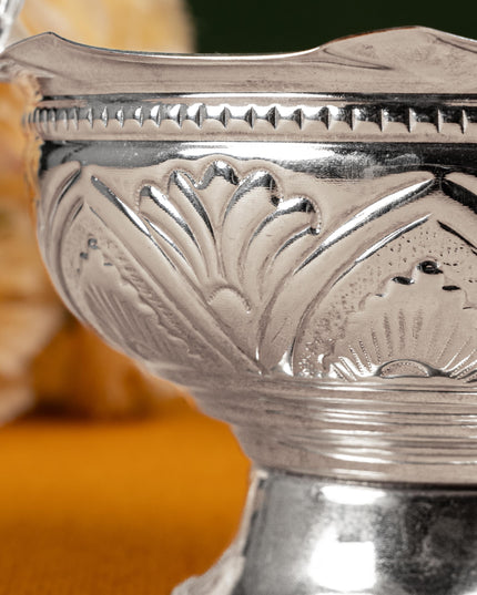 German Silver Pooja Basket - WL3571